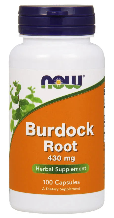 Burdock Root 430mg - 100 capsules - NOW Foods - Papildai