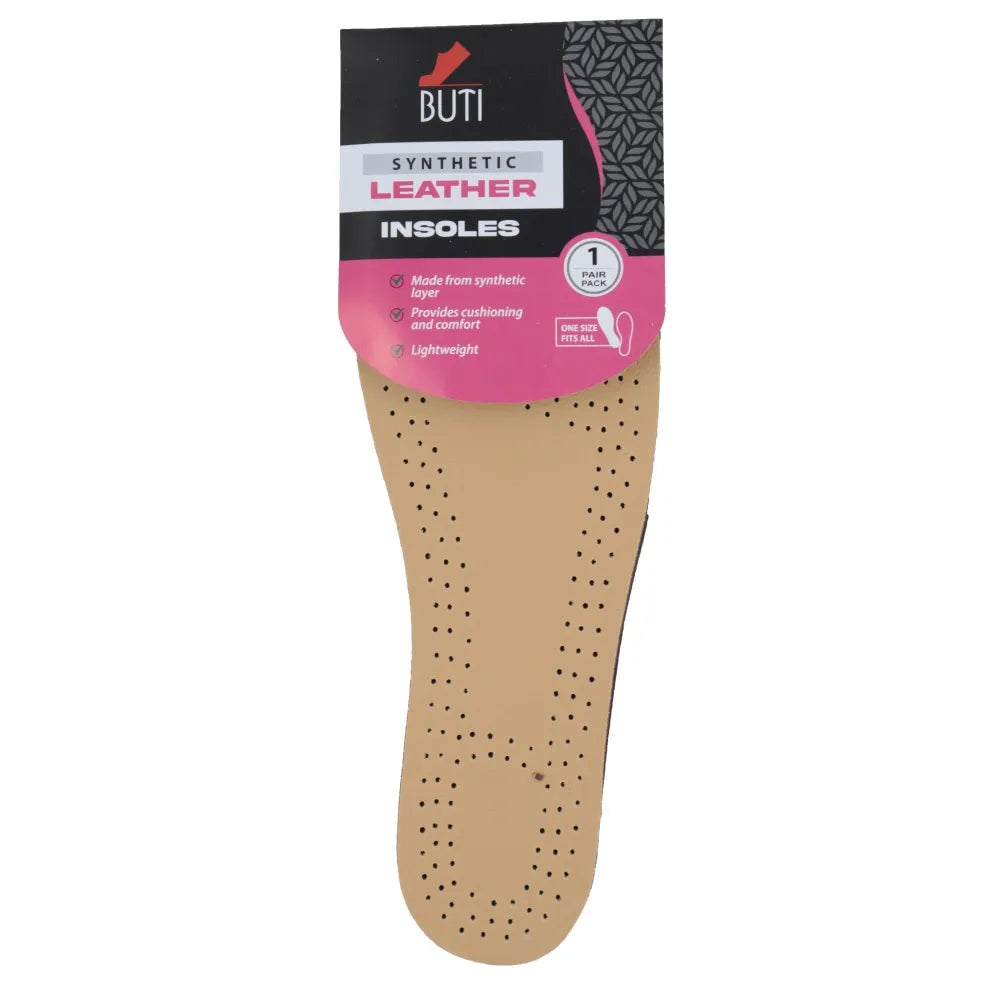 BUTI Insoles Sintetinės odos batų vidpadžiai - 1 pora - Kosmetika