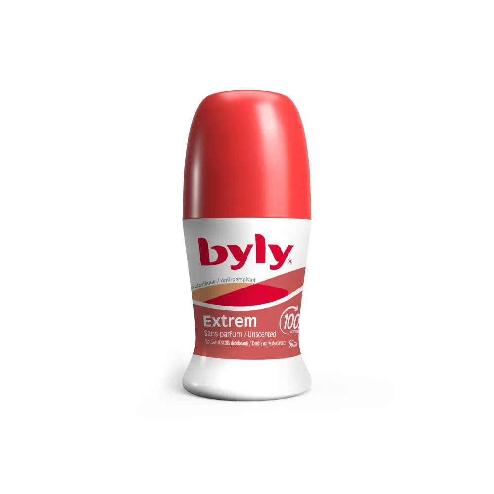 BYLY Extrem Sans Parfum Unisex bekvapis roll-on antiperspirantas 50 ml - Kosmetika