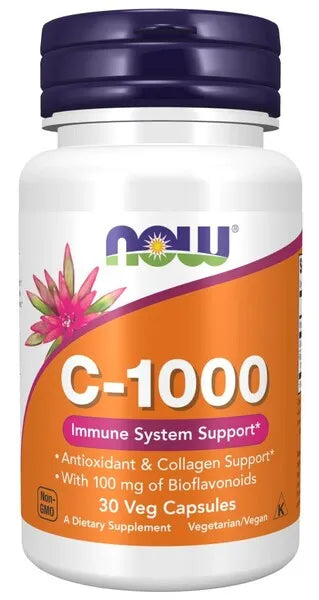 C-1000 - 30 vcaps - NOW Foods - Papildai