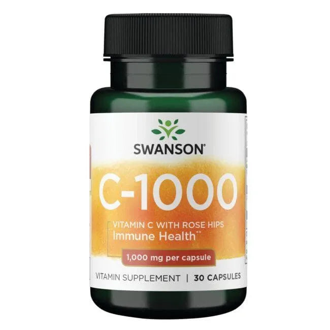 C-1000 - Vitaminas C - 1000 mg - N30 - Swanson - Papildai