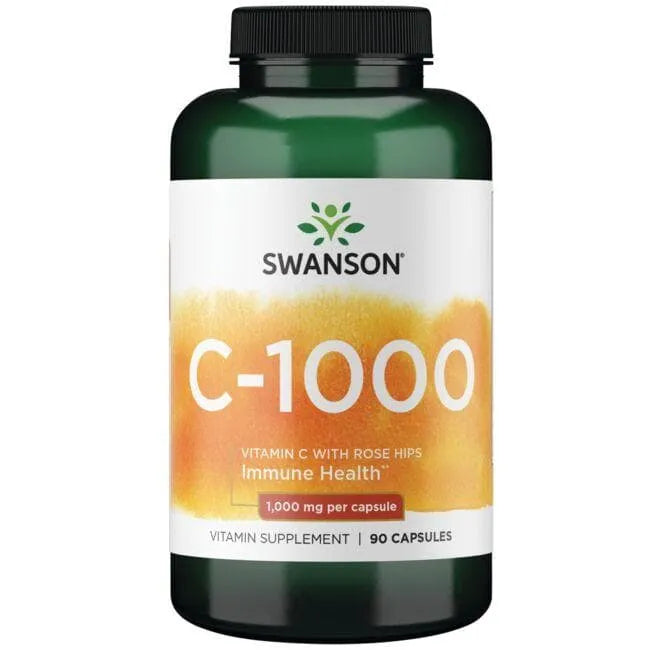 C-1000 - Vitaminas C - 1000 mg - N90 - Swanson - Papildai