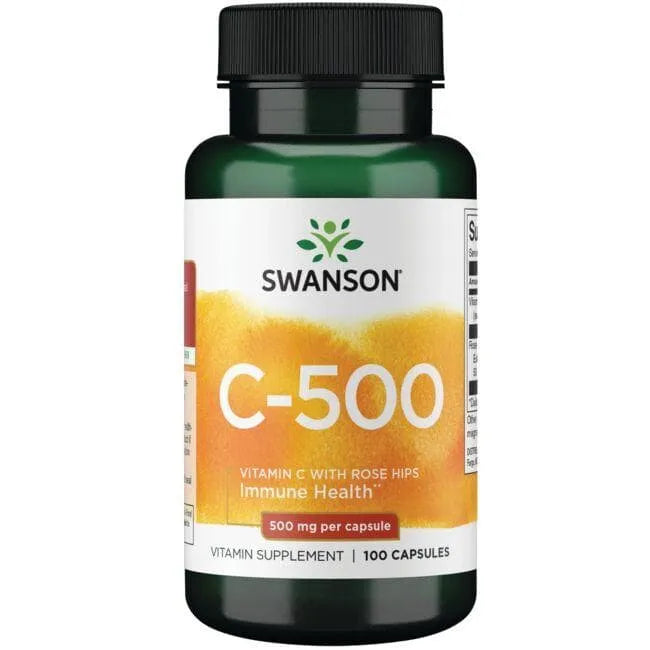 C-500 - Vitamin C - 500 mg - N100 - Swanson - Papildai