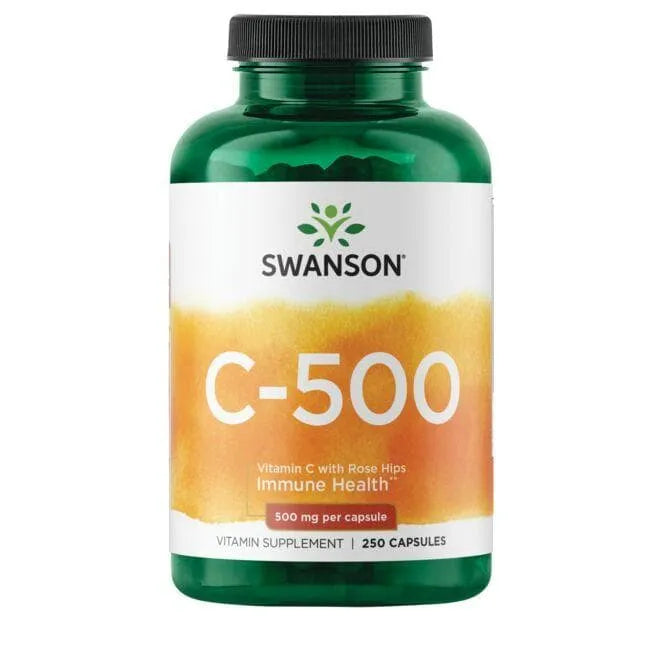 C-500 - Vitamin C - 500 mg - N250 - Swanson - Papildai