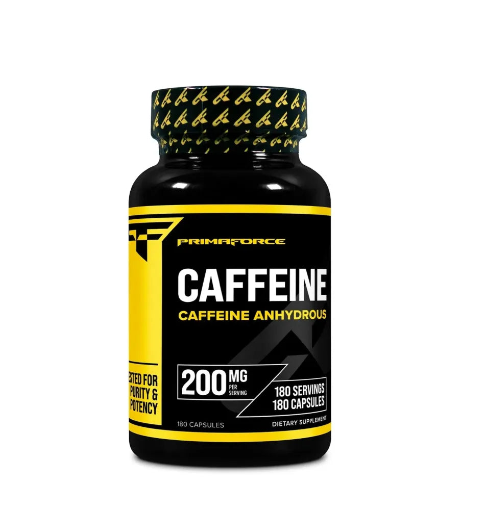 Caffeine 200mg - 180 caps - Primaforce - Sporto papildai