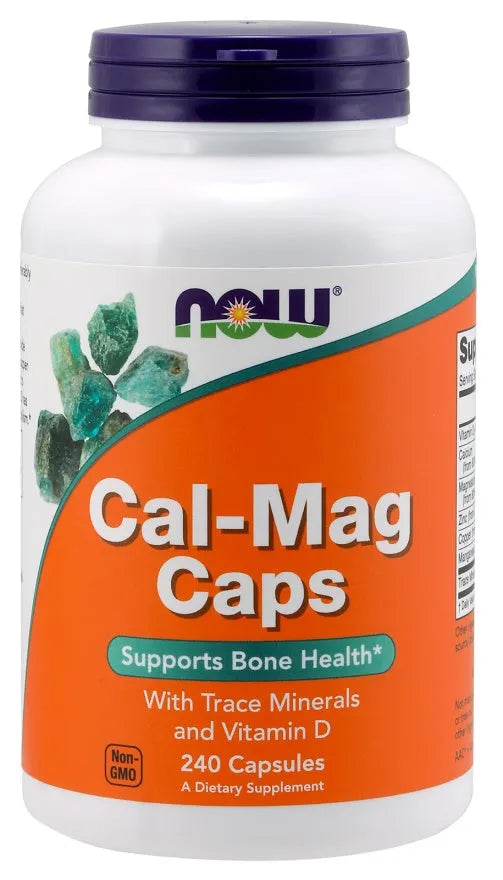 Cal-Mag Caps - 240 - NOW Foods - Papildai