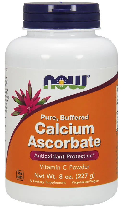 Calcium Ascorbate Pure Buffered Powder - 227g - NOW Foods - Papildai