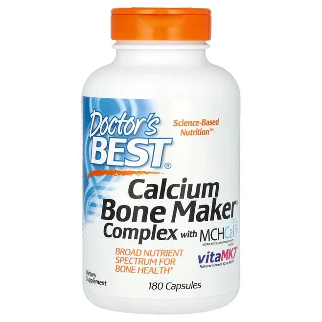 Calcium Bone Maker Complex with MCHCal - 180 caps - Doctor’s Best - Papildai