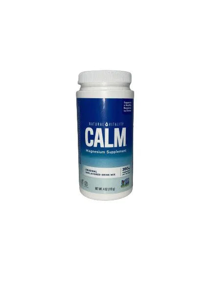 Calm Magnesium Powder Unflavoured - 113g - Natural Vitality - Papildai