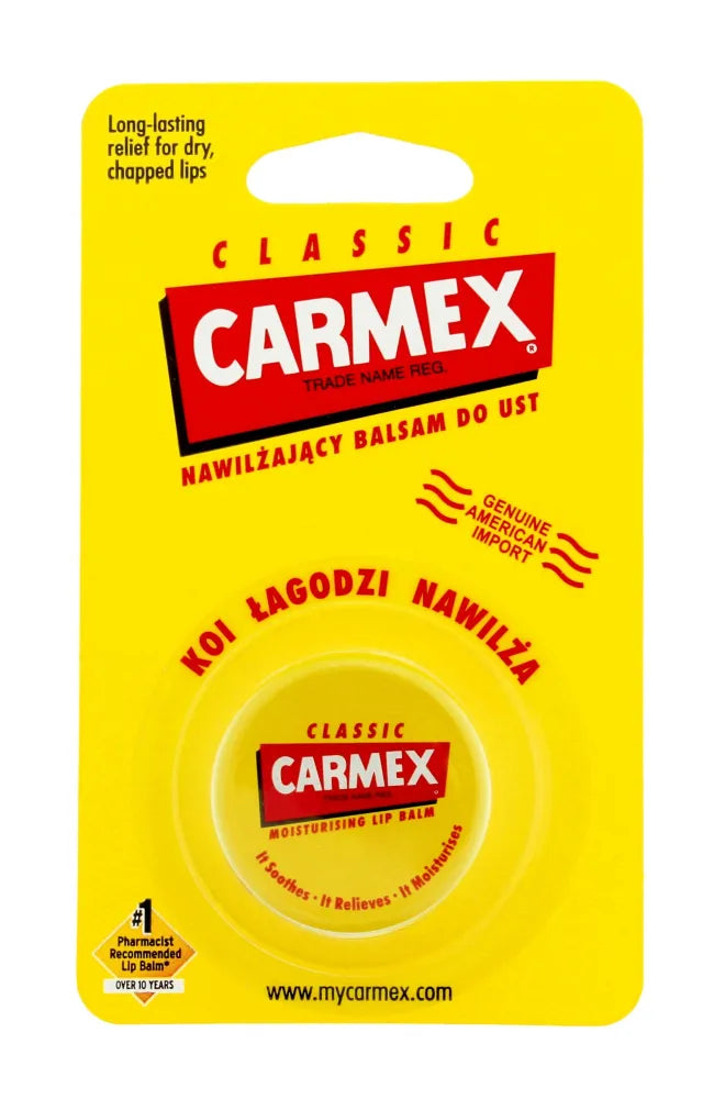 Carmex Apsauginė lūpų kremas indelyje - Kosmetika