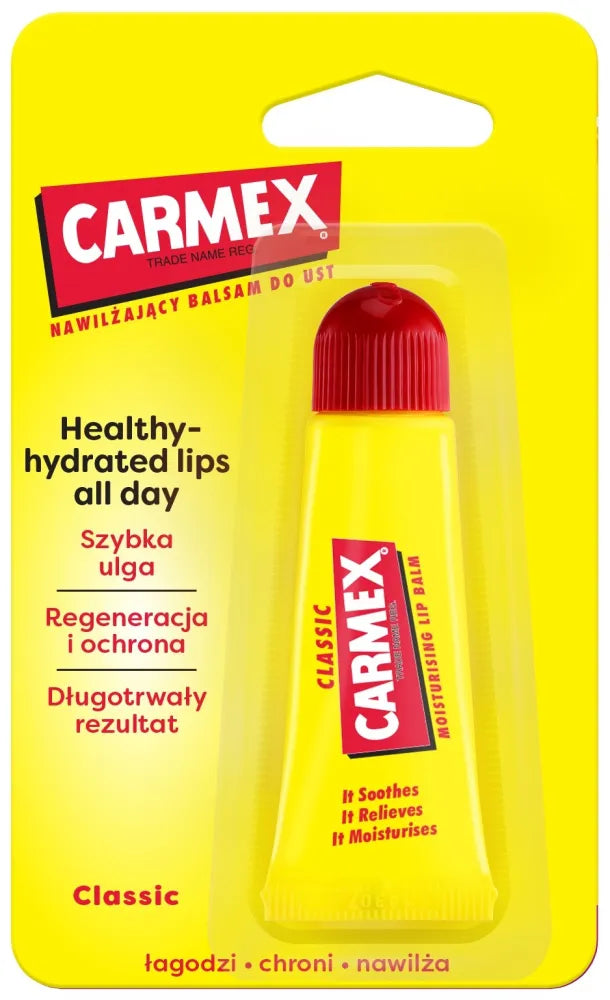 CARMEX Protective lipstick in a tube Classic 10 g - Kosmetika