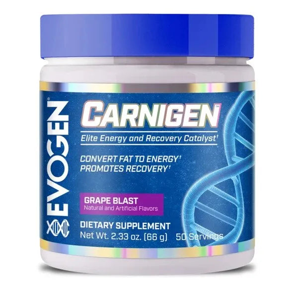 Carnigen Powder Grape - 66g - Evogen - Sporto papildai