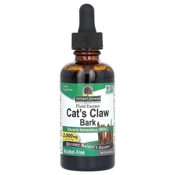 Cat’s Claw Bark 2000mg - 60 ml - Nature’s Answer - Papildai