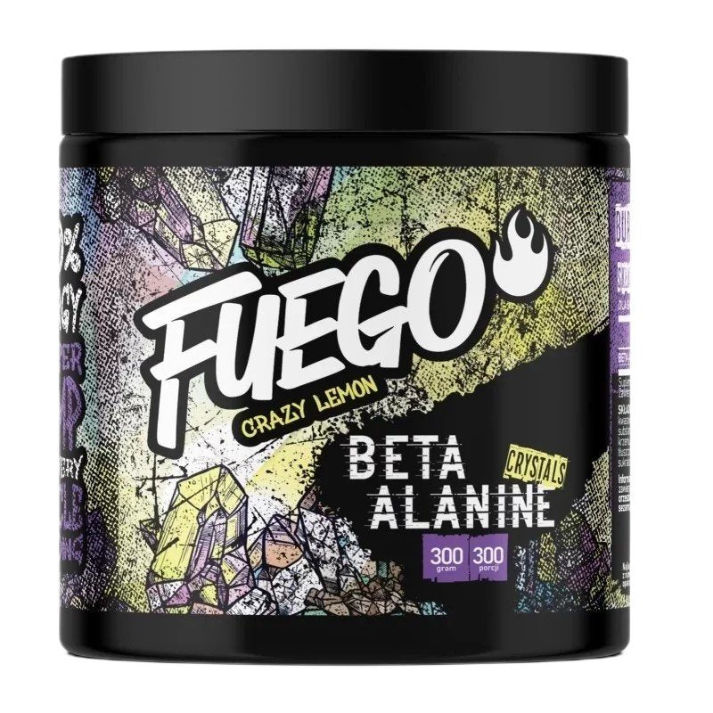 Beta Alanine Crystals, Crazy Lemon - 300g - Fuego