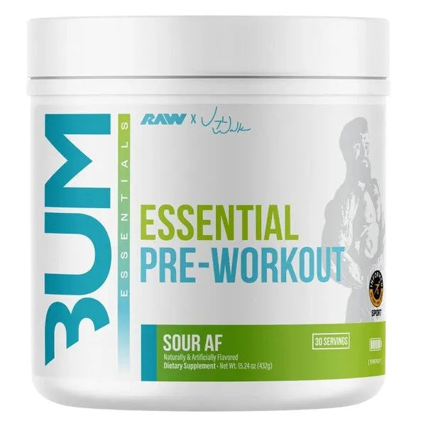 CBUM Essential Pre-Workout Sour AF - 432g - Raw Nutrition - Sporto papildai