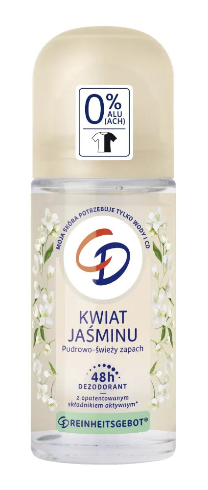 CD Roll-on Deodorant 48H Jasmine Flower 50 ml - Kosmetika