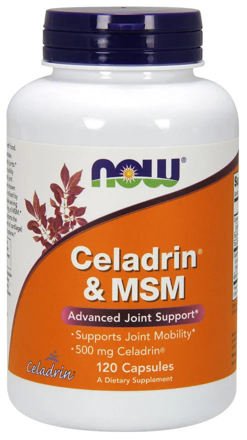 Celadrin & MSM 500mg - 120 caps - NOW Foods - Papildai