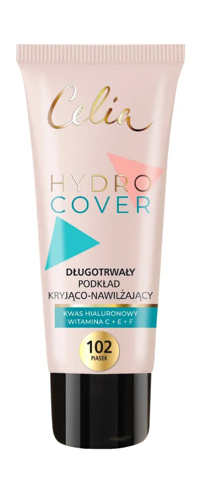 CELIA Hydro Cover Long-lasting coverage and moisturizing foundation 102 Sand 30 ml - Kosmetika