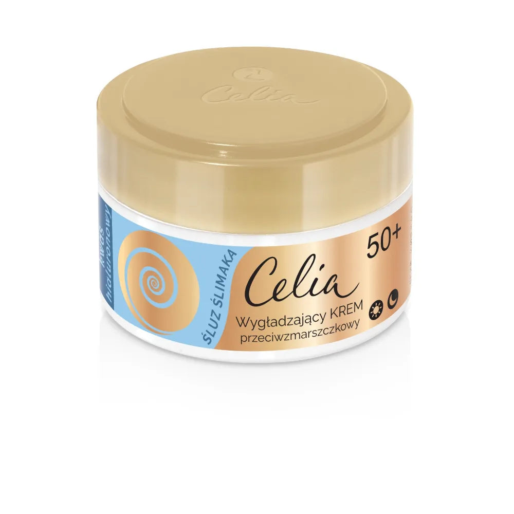 CELIA Snail Mucus Smoothing anti-wrinkle cream with hyaluronic acid 50+ - Kosmetika