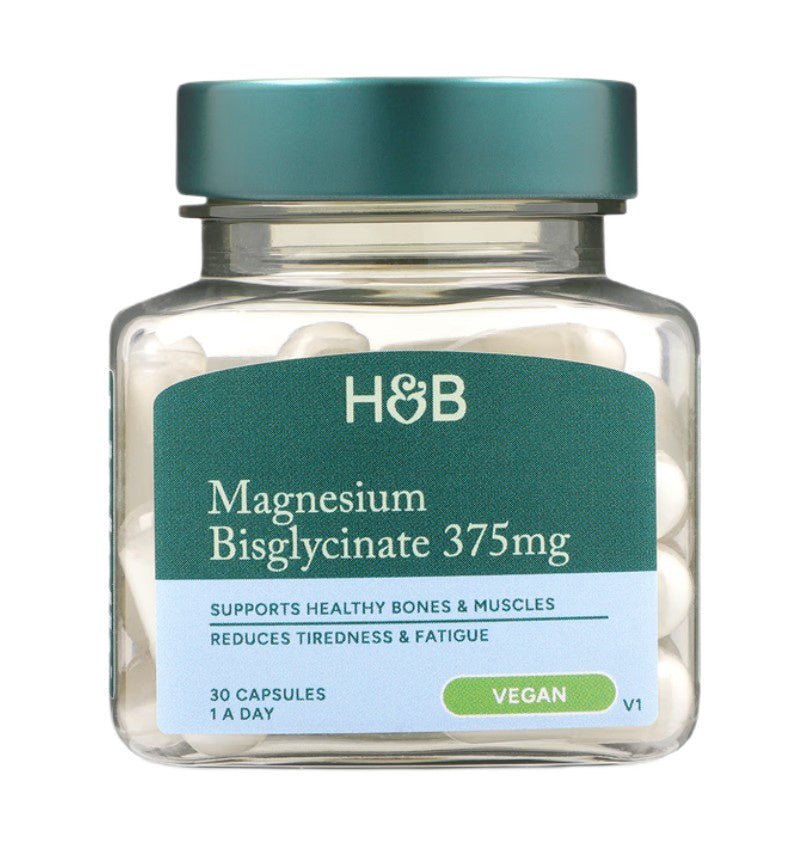 Magnesium Bisglycinate, 375mg - 30 caps - Holland & Barrett