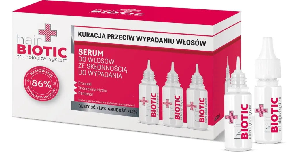 CHANTAL Hair Biotic Serum plaukams linkusiems į slinkimą - ampulės 1op.-8vnt x 10ml - Kosmetika