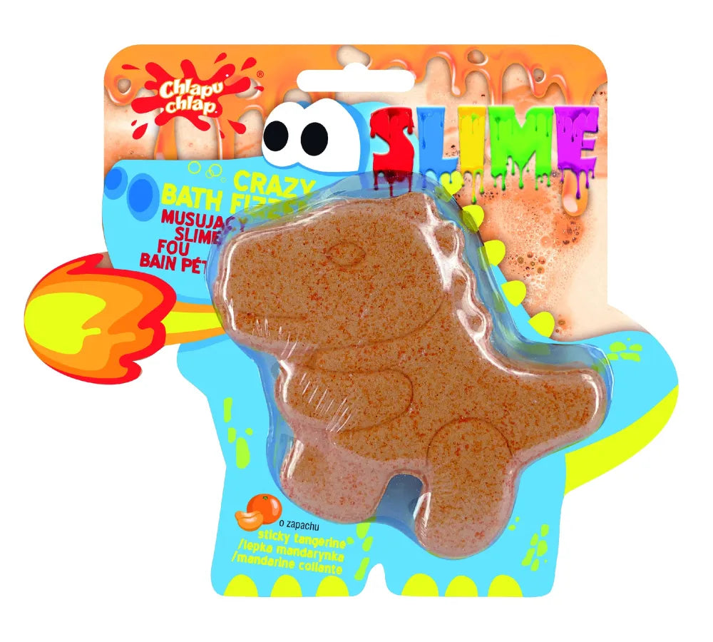 CHLAPU CHLAP Fizzy Slime DINOSAUR mandarinų - Kosmetika