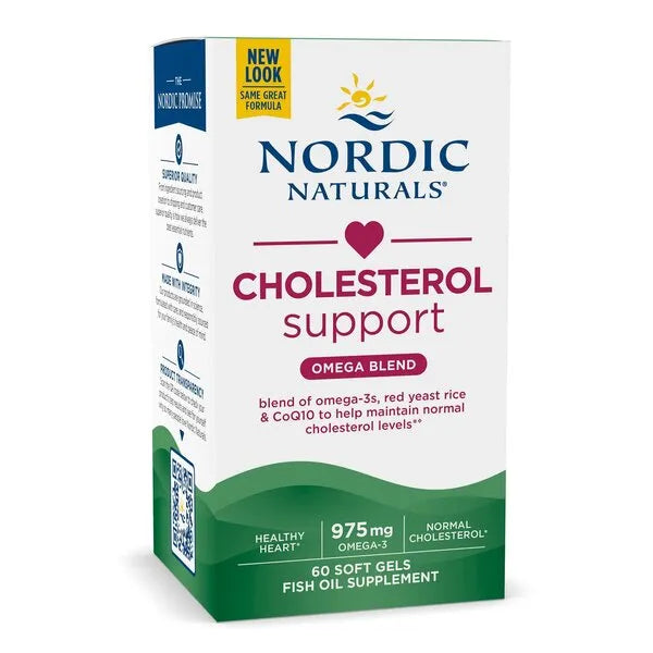 Cholesterol Support - 60 softgels - Nordic Naturals - Papildai
