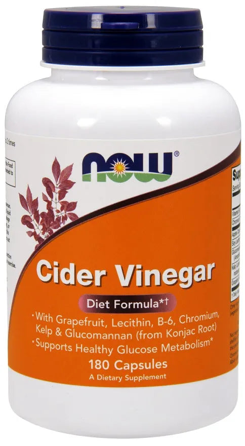 Cider Vinegar - 180 caps - NOW Foods - Papildai