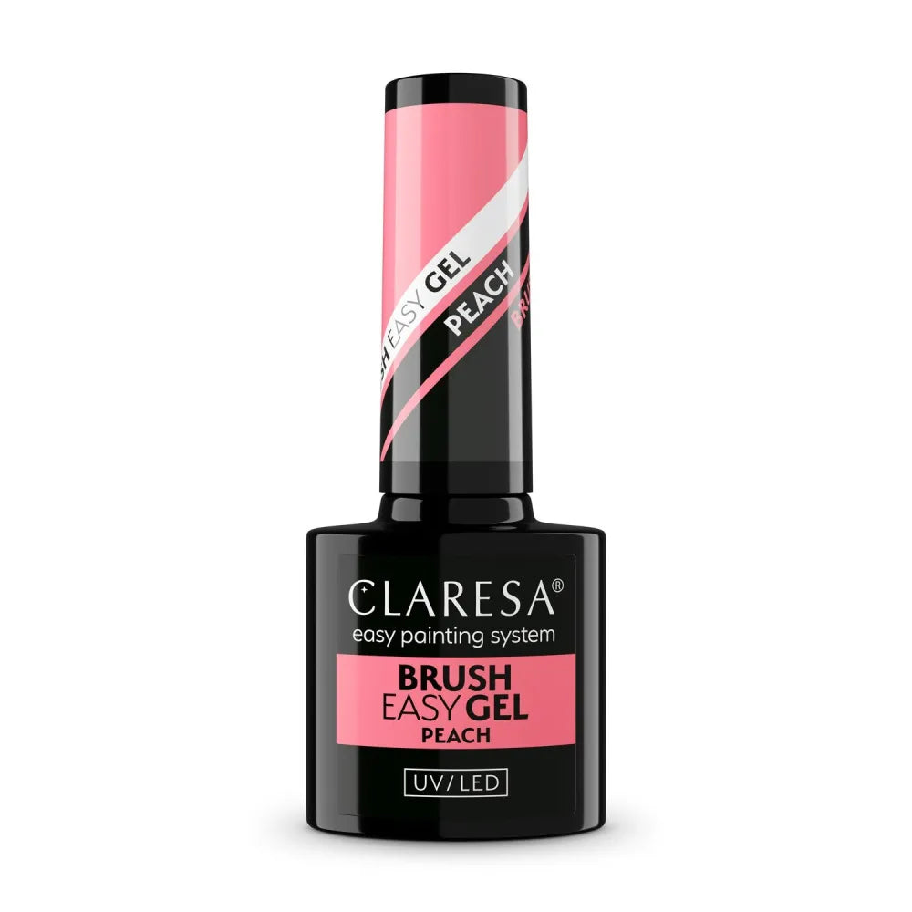 CLARESA Brush Easy Gel Nail - Peach 5 g - Kosmetika
