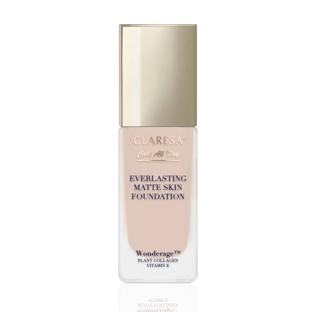 CLARESA Care All Day Everlasting Matte Skin Foundation Matinis ir išlyginantis toninis kremas 04 Natural 32 ml