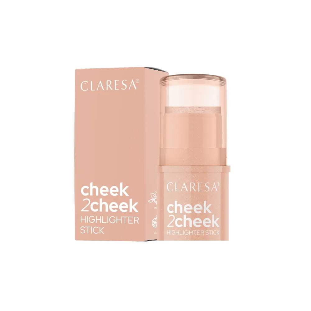 CLARESA Cheek2Cheek Cream Highlighter Stick 01 Perlų Švytėjimas - Kosmetika
