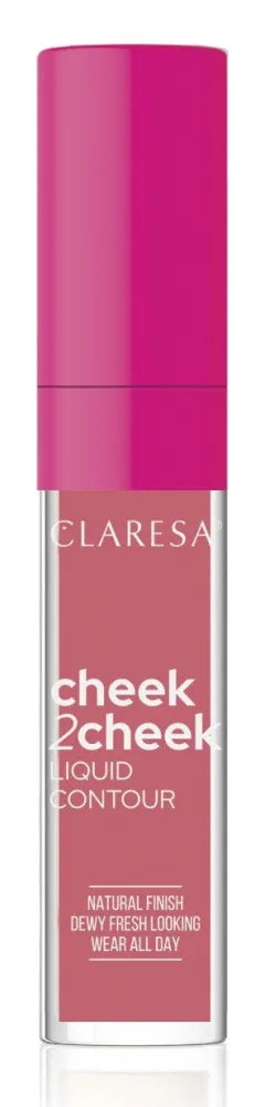 CLARESA Cheek2Cheek Liquid Blush 02 Sweet Shake 6.5g Skruostų skaistalai - Kosmetika