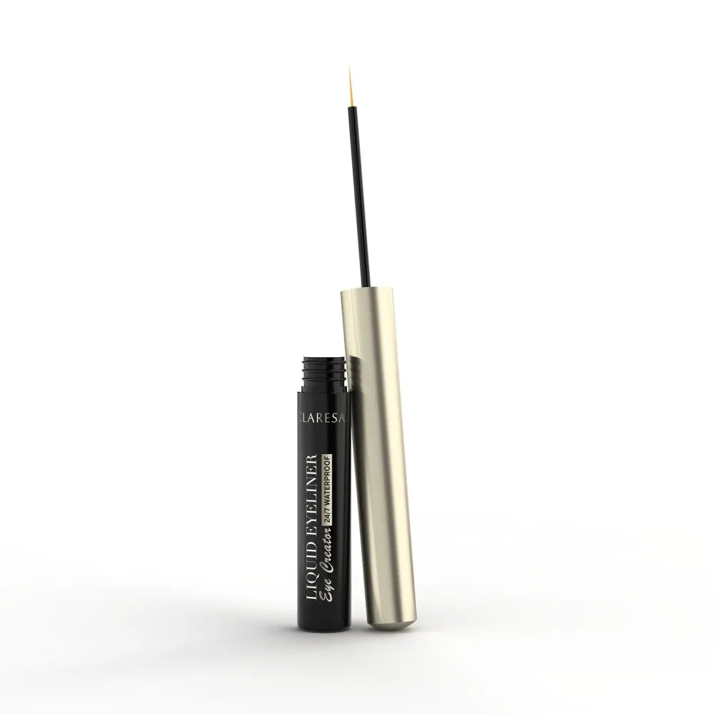 CLARESA Eye Creator vandeniui atsparus skystas akių kontūro pieštukas 01 Juodas 3 g - Kosmetika