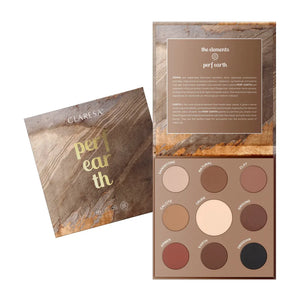 CLARESA Eyeshadow Palette (9) Perf Earth 1pc - Kosmetika