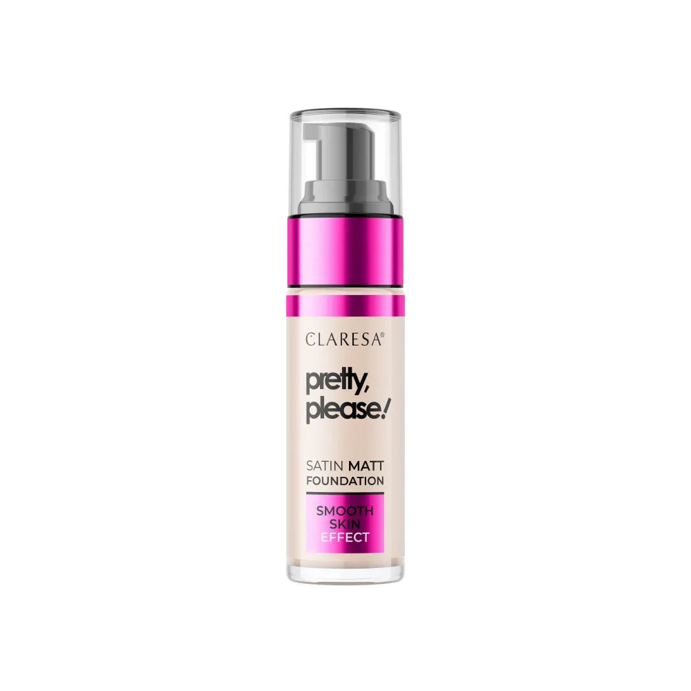 CLARESA Face Foundation PRETTY PLEASE! Nr. 01 šviesiai šviesus 33g - Kosmetika