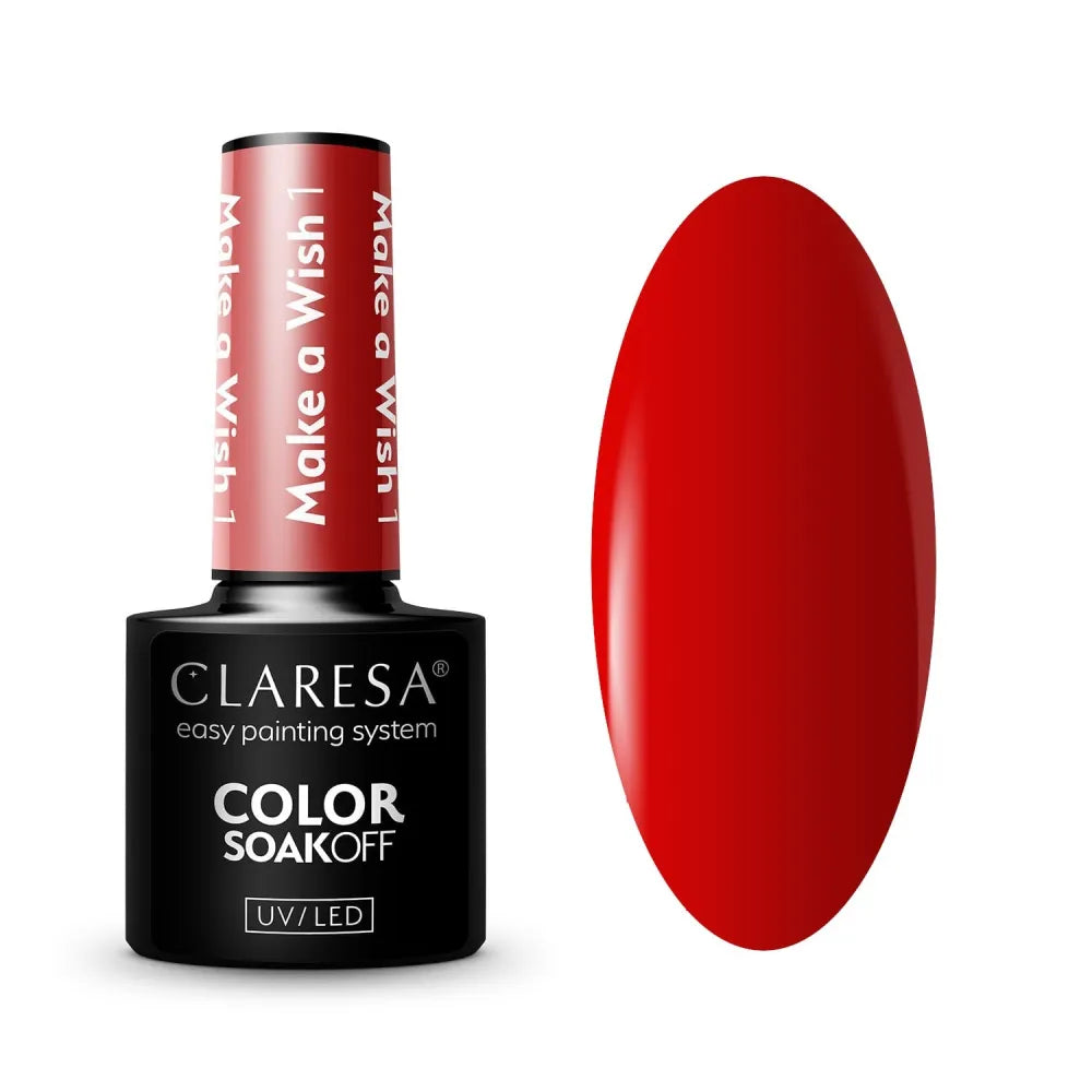 CLARESA Hybrid nagų lakas MAKE A WISH nr. 1 5g - Kosmetika