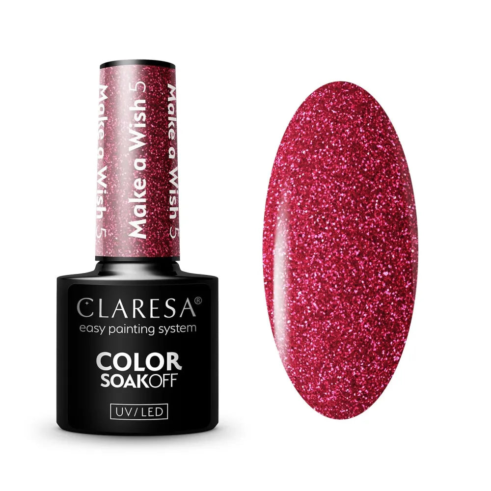 CLARESA Hybrid nagų lakas MAKE A WISH nr. 5 5g - Kosmetika