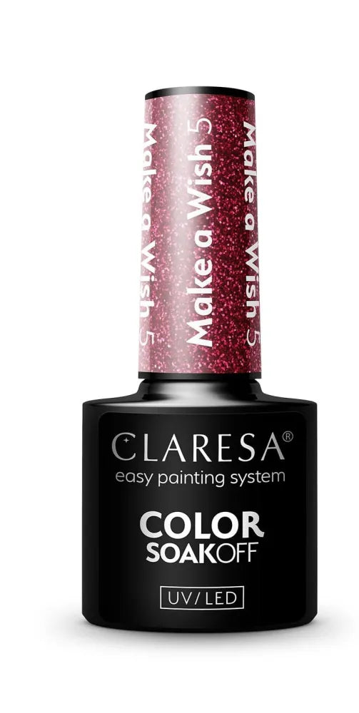 CLARESA Hybrid nagų lakas MAKE A WISH nr. 5 5g - Kosmetika