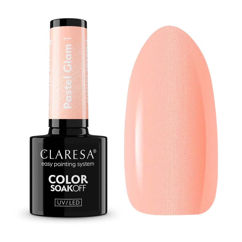 CLARESA Hybrid Nail Polish Pastel Glam 1 - Kosmetika