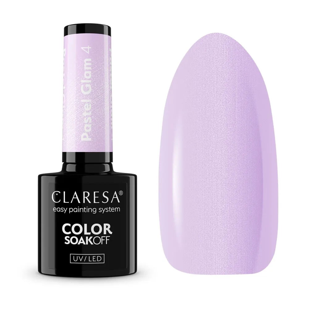 CLARESA Hybrid Nail Polish Pastel Glam 4 - Kosmetika