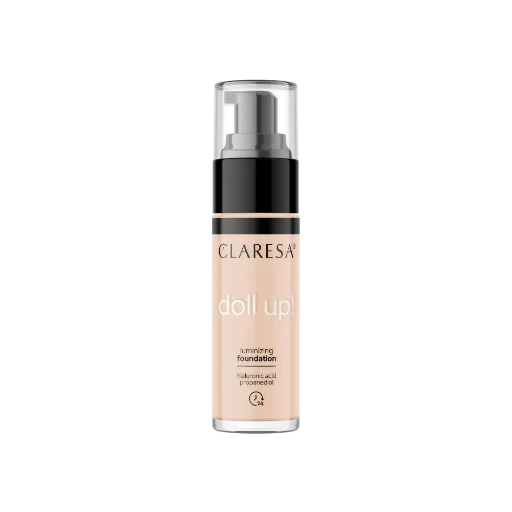CLARESA Illuminating Foundation Doll Up! No. 05 gili vidutinė 34g - Kosmetika
