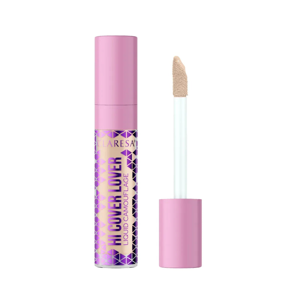 CLARESA Liquid Concealer Hi Cover Lover No. 23 Šviesus 8g - Kosmetika
