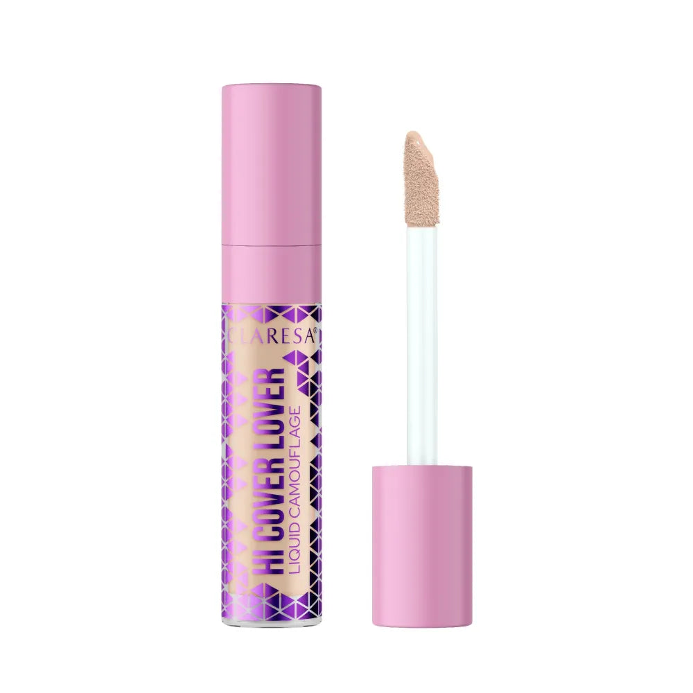 CLARESA Liquid Concealer Hi Cover Lover Nr. 24 Vidutinis 8g - Kosmetika
