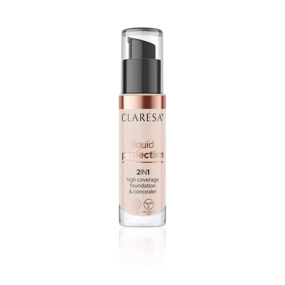 CLARESA Liquid Perfect 2-in-1 Concealer and Covering Primer No. 103 34g - Kosmetika