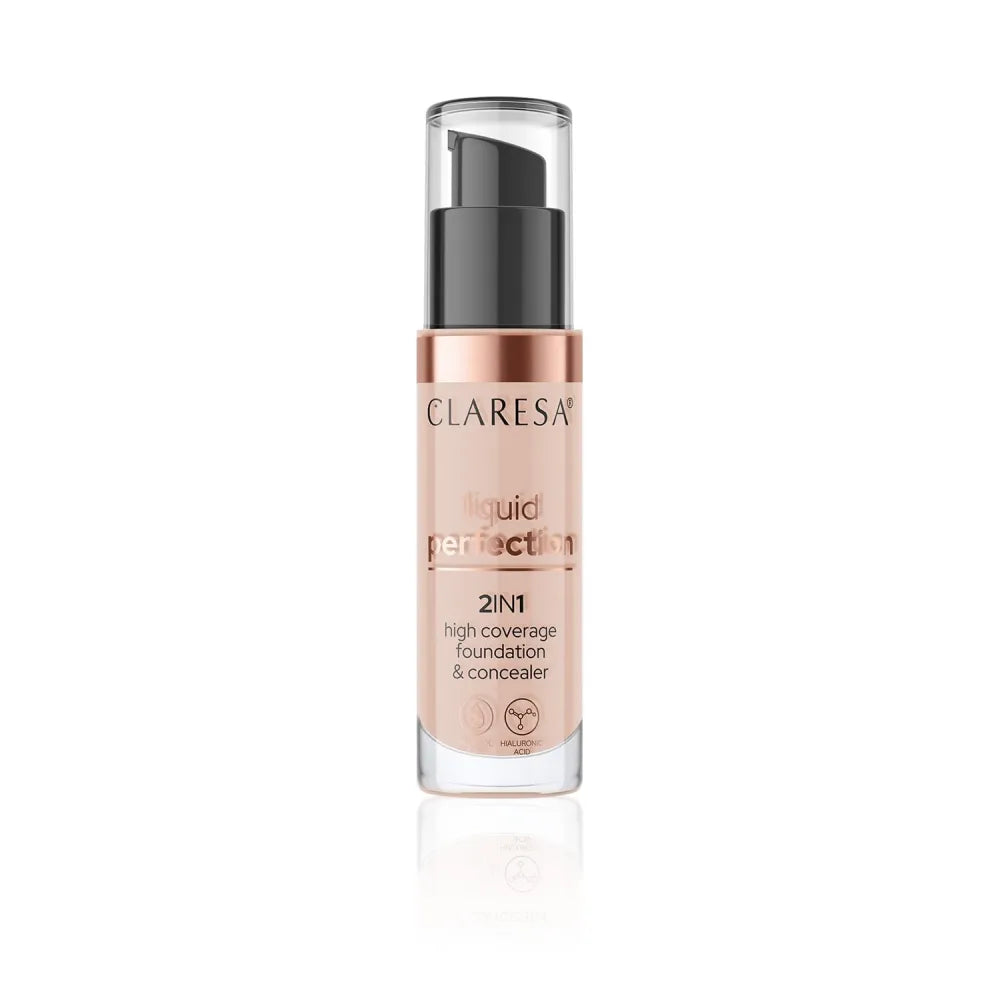 CLARESA Liquid Perfect 2-in-1 Concealer and Covering Primer No. 104 34g - Kosmetika