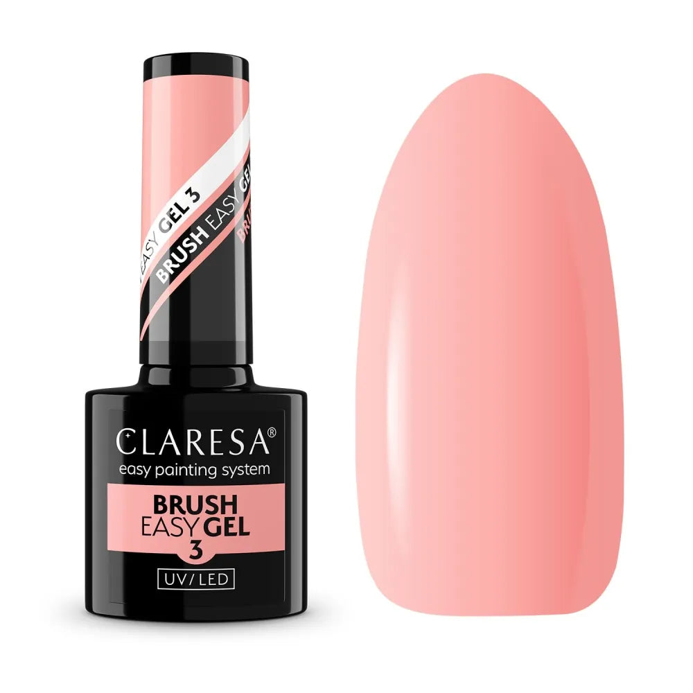 CLARESA N Brush Easy Gel nr 3 - 5 g skaistalai - Kosmetika