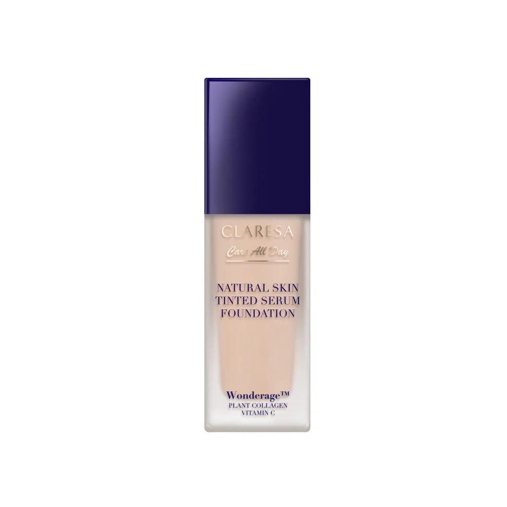 CLARESA Natural Skin Tinted Serum Foundation Primer-Serum with Finish 1C Light Cool 32 ml. - Kosmetika