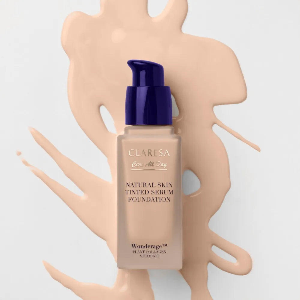 CLARESA Natural Skin Tinted Serum Foundation Primer-Serum with Finish 1N Light Neutral 32 ml. - Kosmetika