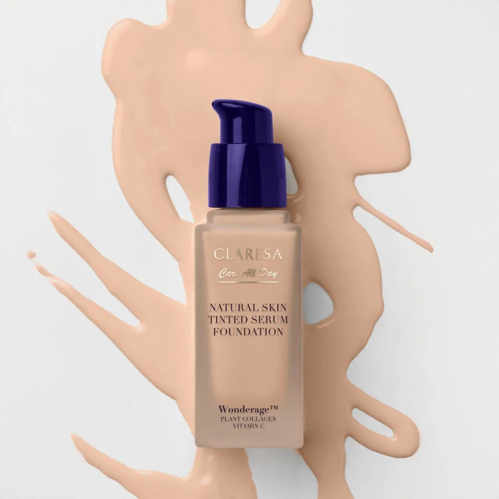 CLARESA Natural Skin Tinted Serum Foundation Primer-Serum with Finish 2N Medium Neutral 32 ml. - Kosmetika