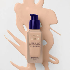 CLARESA Natural Skin Tinted Serum Foundation Primer-Serum with Finish 2N Medium Neutral 32 ml. - Kosmetika